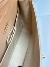 Load image into Gallery viewer, Chanel beige caviar medium classic flap, gold hdw