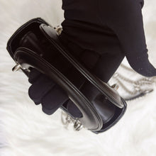 Load image into Gallery viewer, Lady Dior Black mini cannage lambskin with silver hdw