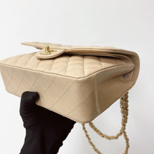 Load image into Gallery viewer, Chanel beige caviar small classic flap gold hdw, 2024