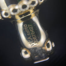 Load image into Gallery viewer, Van Cleef & (VCA) white mother of pearl 18k gold vintage Alhambra earrings