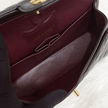 Load image into Gallery viewer, Chanel small black caviar classic flap, gold hdw 26 series