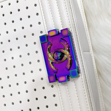 Load image into Gallery viewer, Chanel rare LED white medium boy bag with rainbow iridescent hdw
