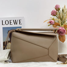 Load image into Gallery viewer, Loewe small puzzle bag, sand with gold hdw