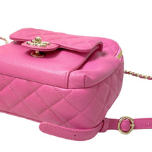 Load image into Gallery viewer, Chanel pink caviar small backpack, gold hdw