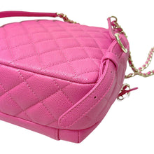 Load image into Gallery viewer, Chanel pink caviar small backpack, gold hdw