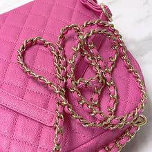 Load image into Gallery viewer, Chanel pink caviar small backpack, gold hdw