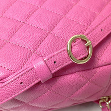 Load image into Gallery viewer, Chanel pink caviar small backpack, gold hdw
