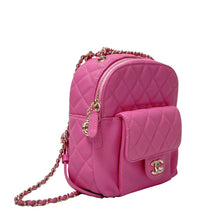 Load image into Gallery viewer, Chanel pink caviar small backpack, gold hdw