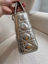 Load image into Gallery viewer, Lady Dior small silver cannage lambskin, with silver hdw
