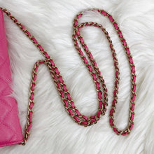Load image into Gallery viewer, Chanel Barbie pink caviar woc, chip

