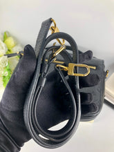 Load image into Gallery viewer, Louis Vuitton black empriente leather pochette metis, gold hdw
