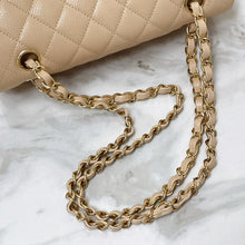 Load image into Gallery viewer, Chanel beige caviar small classic flap gold hdw, 2024
