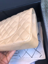 Load image into Gallery viewer, Chanel 18 series beige caviar medium classic, gold hdw
