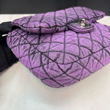 Load image into Gallery viewer, Chanel denim denimpression mini purple flap
