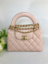 Load image into Gallery viewer, Chanel Kelly light pink, with aged gold hdw
