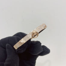 Load image into Gallery viewer, Hermes CDC 18K rose gold bangle with diamonds, SH
