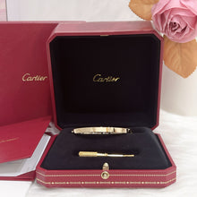 Load image into Gallery viewer, Cartier 2025 new medium model love Bangle, yellow gold, size 17
