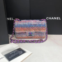 Load image into Gallery viewer, Chanel mini tweed rainbow hdw, 29 series
