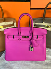 Load image into Gallery viewer, Hermes Birkin 25 Magnolia Swift with palladium hdw. Stamp U (2022)
