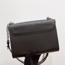 Load image into Gallery viewer, Louis Vuitton black twist MM with silver hdw
