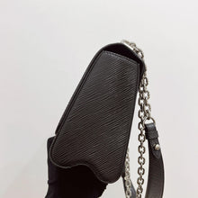 Load image into Gallery viewer, Louis Vuitton black twist MM with silver hdw
