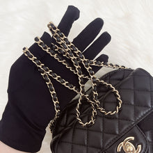 Load image into Gallery viewer, Chanel 22s CC in love lambskin large black heart bag, light gold hdw
