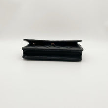 Load image into Gallery viewer, Chanel black caviar woc wallet on chain, gold hdw chip
