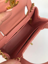 Load image into Gallery viewer, Chanel 23k nude pink calfskin Nano Kelly (larger size), gold hdw
