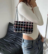 Load image into Gallery viewer, Chanel multi colour tweed mini
