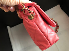Load image into Gallery viewer, Chanel lambskin woven logo flap from 2021 cruise collection.
