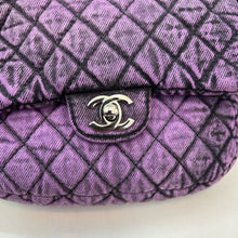 Load image into Gallery viewer, Chanel denim denimpression mini purple flap
