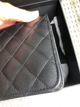 Load image into Gallery viewer, Chanel 22s black caviar crystal CC woc, wallet on chain
