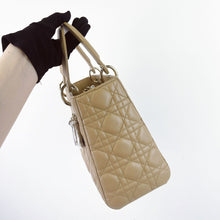 Load image into Gallery viewer, Lady Dior beige medium lambskin, gold hdw
