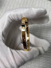 Load image into Gallery viewer, Cartier 2025 new medium model love Bangle, yellow gold, size 17

