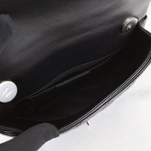 Load image into Gallery viewer, Chanel black lambskin uniform bumbag, silver hdw

