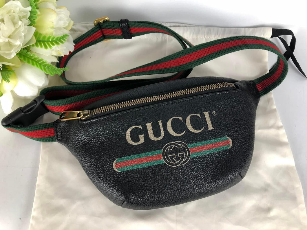 Gucci small belt bag bumbag black