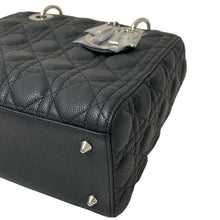 Load image into Gallery viewer, Lady Dior black caviar medium, silver hdw 2022
