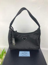 Load image into Gallery viewer, Prada 2020 re-edition black nylon shoulder bag
