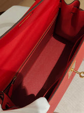 Load image into Gallery viewer, Hermes Sac Kelly II Sellier 28, Rouge Tomate, veau Epsom, gold hdw
