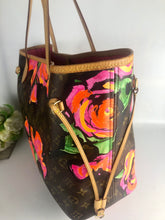 Load image into Gallery viewer, Louis Vuitton Rare Stephen Sprouse neverfull MM roses
