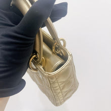 Load image into Gallery viewer, Lady Dior gold mini, gold hdw
