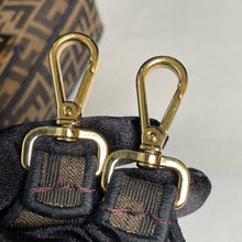 Load image into Gallery viewer, Fendi medium baguette, tobacco brown jacquard
