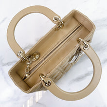 Load image into Gallery viewer, Lady Dior beige medium lambskin, gold hdw

