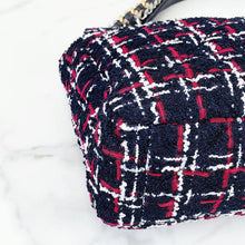 Load image into Gallery viewer, Chanel 19 bag in medium/large tweed with mixed hdw
