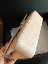 Load image into Gallery viewer, Chanel light pink sakura caviar medium classic flap, silver hdw
