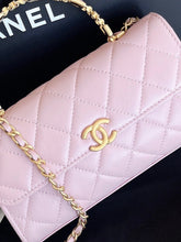 Load image into Gallery viewer, Chanel mini bag with embellished top handle 22b, gold hdw
