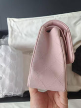 Load image into Gallery viewer, Chanel classic flap small pink 22b caviar with light gold hdw
