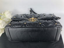 Load image into Gallery viewer, Chanel 19 small black studded lambskin
