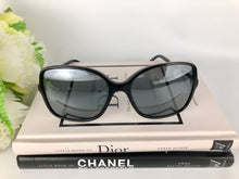 Load image into Gallery viewer, Chanel black chain link sunglasses
