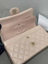 Load image into Gallery viewer, Chanel 21c light pink caviar small classic flap, light gold hdw
